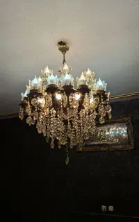 لوستر برنج ۱۶شاخه شاه پسند