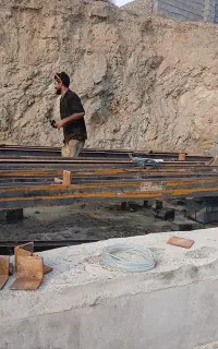 اسکلت ساختمان فلزی جوشکاری