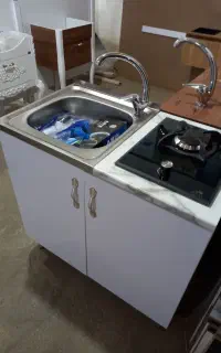 کابینت آماده /سینک/ گاز/ شیر ظرفشویی
