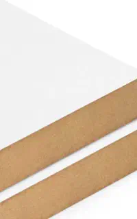 ورق  ام دی اف(MDF)گلستان سفید صابونی درجه یک