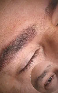 قرینه‌سازی دائمی ابرو آقایان - میکروبلیدینگ طبیعی