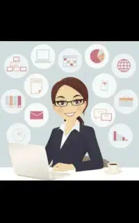 کارمند اداری و فروش خانم