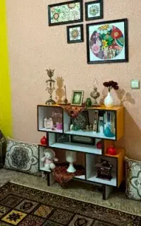 کتابخانه کتابخونه قفسه ام دی اف شلف