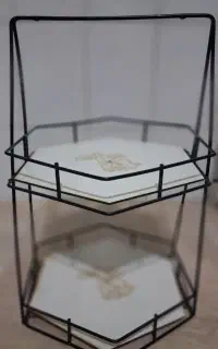 استند فلزی چوبی