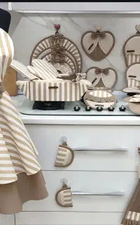 دوخت تخصصی سرویس آشپزخونه کتان