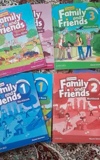 کتاب family and friends  ا تا 3