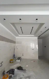 اجرای کناف کاغذدیواری و