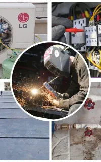 جوشکاری سیارگاز پمپ آب کولر برقکار لوله کش کلیدساز