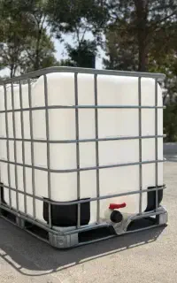 مخزن یک تنی ibc با درب و شیر