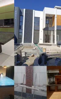 سنگ کاری کاشیکاری صفر تا صد ویلا