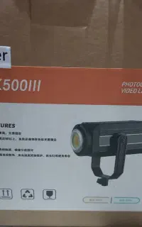 ویدئو لایت مدل KY BK500W همراه با سه پایه فلزی