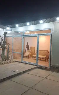 توری پلیسه و پنجره دوجداره و شیشه
