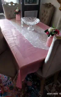 میز ناهارخوری چوبی ۶ نفره