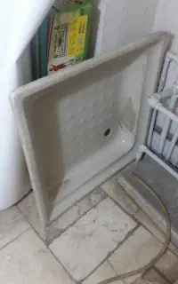 آینه و زیر دوشی فایبر گلاس