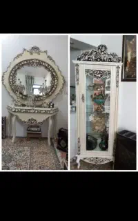 مبل خانگی آینه شمعدون.بوفه فقط ۳روزفوری