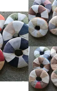 بالش با پارچه مبلی
