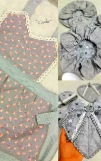 سرویس آشپزخانه پارچه‌ای مزونی