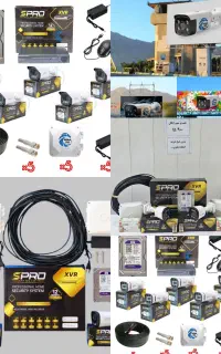 دوربین مداربسته بسته برند+هارد 500+سیم نصب رایگان