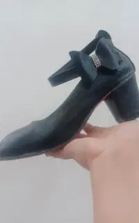 کفش مجلسی دخترانه مشکی سایز 35 نو