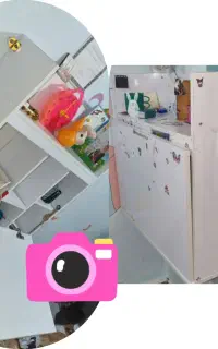 میز تحریر تاشو دیواری جنس ام دی اف