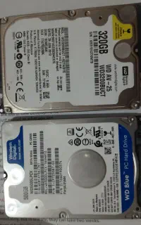 دو عدد هارد hdd لپ تاپ