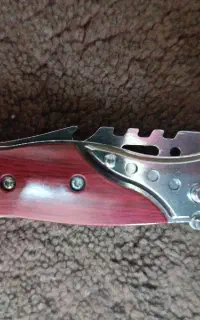 چاقو ضامن فشاری ماهی کوچک پانزده سانت