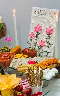 فینگرفودلاوندر،چیدمان فینگر فودنون پنیرشهرک گلستان