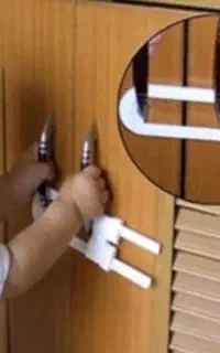 قفل محافظ کابینت، کمد کودک