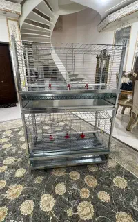 قفس مرغ گوشتی و تخمگذار