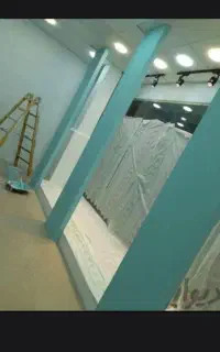 نقاش نقاشی ساختمان پلاستیک کناف درب پنجره وو