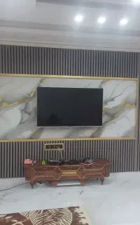 پشت TV ، کاغذ دیواری