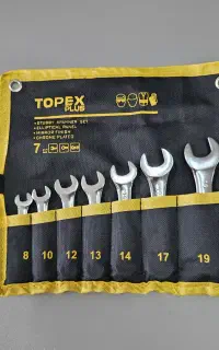 مجموعه7عددی آچار یکسررینگی کوتاه تاپکس ویژه مکانیک