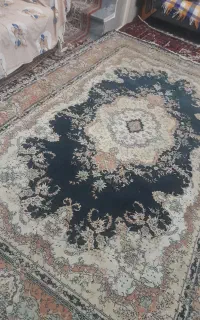 فرش ماشینی جفت ۶متری سالم و تمیز