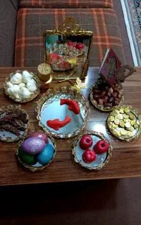سفره هفت سین دکوری