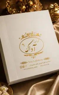 جعبه شیرینی و جعبه کیک.  مناسب