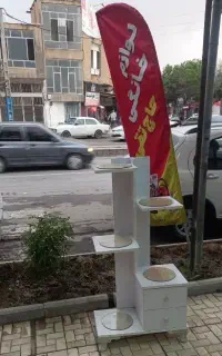 پایه قابلمه یا پایه گلدان MDF