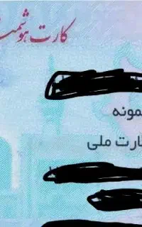 کارت ملی گم شده پاپی