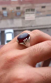 انگشتر عقیق کهنه یمن
