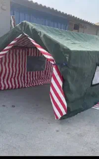 چادر برزنتی آستردار