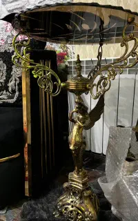 میز تلفن برنز