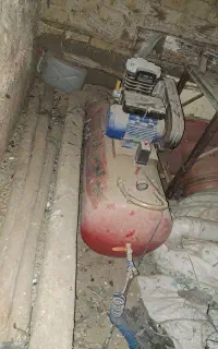 پمپ باد ۱۵۰ لیتری مفید کمپرسور