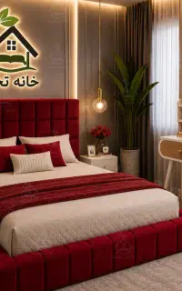 تختخواب شلف مربع