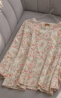 شومیز طرح باغ گل
