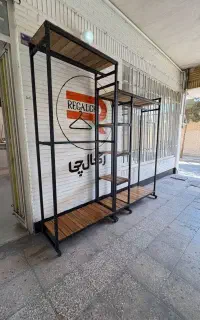 جا لباسی مدرن فلزی چوبی