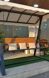 تاپ دونفره شیک با سایبان
