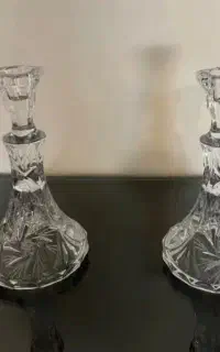 کریستال شمعدان و جفت قو