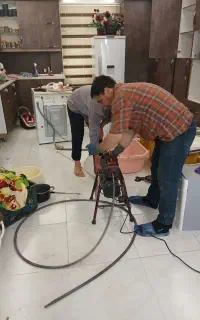 لوله بازکنی با فنربرقی فنر زنی نشتیاب ۲۰۰تومان زن