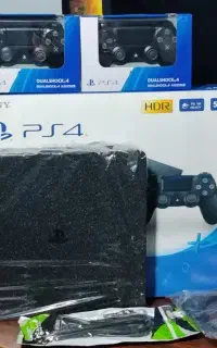 ps4 slim به شدت نو باتمام لوازم و کلی بازی دو دسته