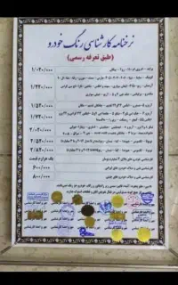 نمایندگی رسمی شرکت کارشناسی تضمین خودرو گیلان
