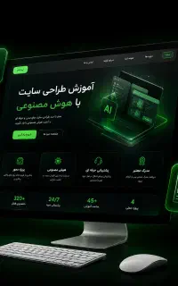 آموزش طراحی سایت با هوش مصنوعی - دوره طراحی سایت